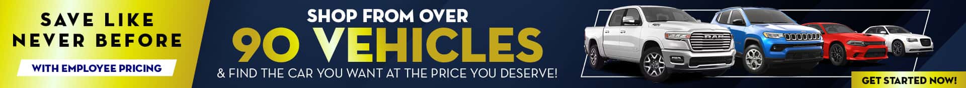 Save Like Never Before With Employee Pricing Offer - Desktop SRP Banner - F