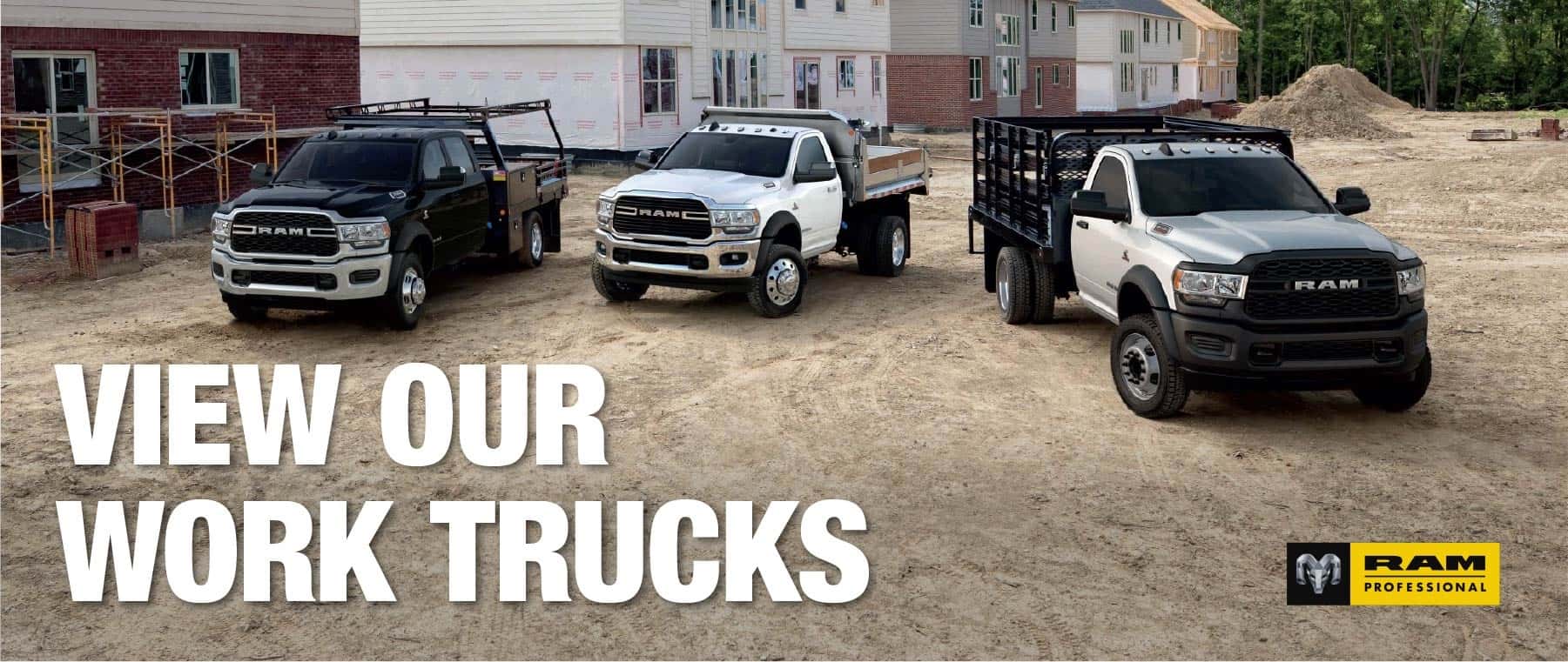 View Our Work Trucks