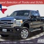 Used 2014 Ford Super Duty F-350 Platinum Diesel for sale near Kingwood and Conroe at Arriba Motors in Porter TX