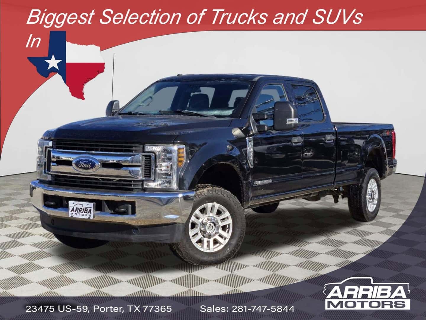 Used 2019 Ford Super Duty F-250 XLT Diesel available near Kingwood and Conroe at Arriba Motors in Porter TX