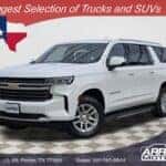 Pre-Owned 2021 Chevrolet Suburban LT full-size SUV available at Arriba Motors in Porter TX near Kingwood, Humble, and Conroe