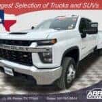 Front view of 2022 Chevrolet Silverado 3500HD LT for sale in Porter TX at Arriba Motors