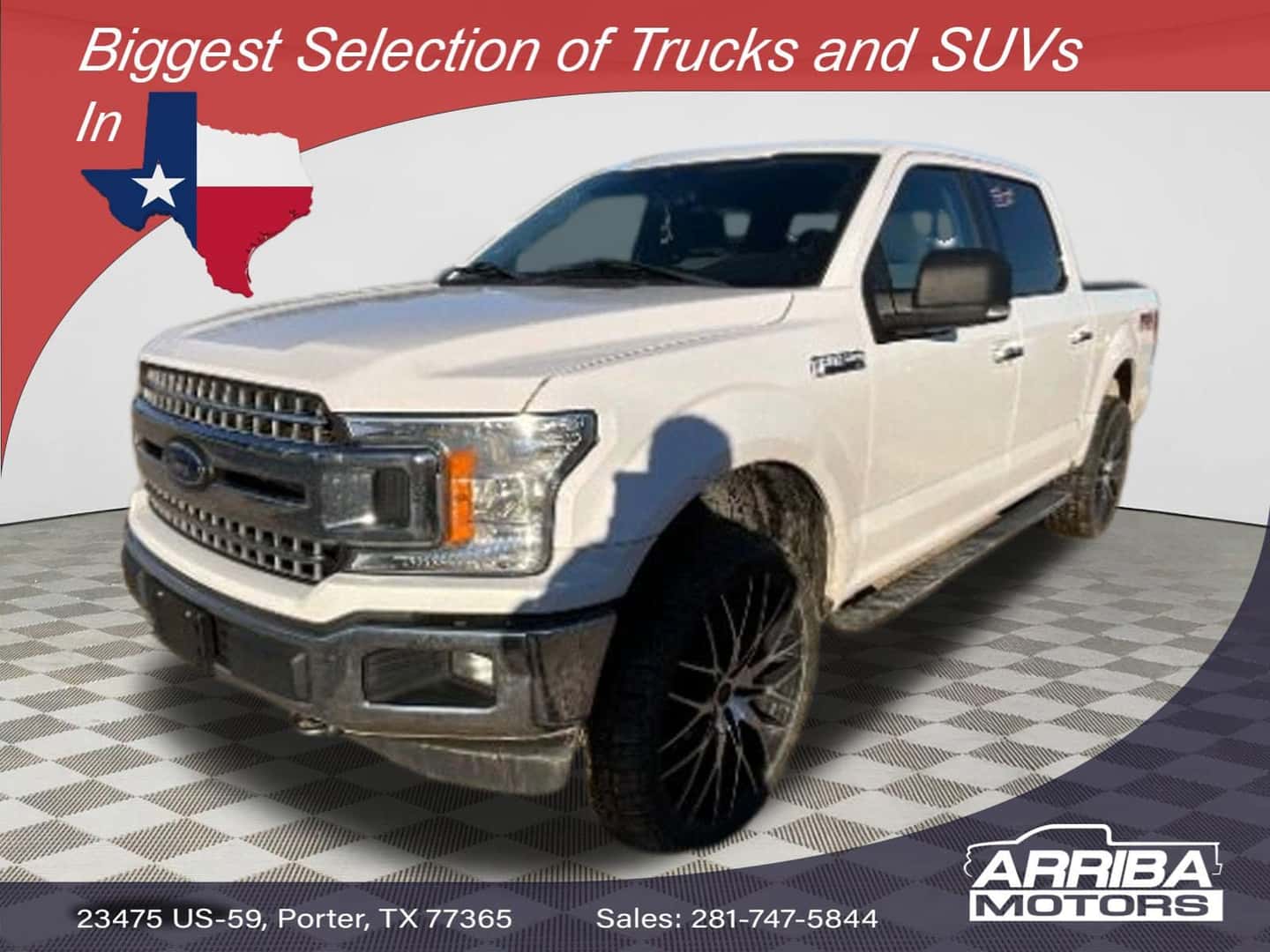 2020 Ford F-150 XLT exterior view in Porter TX at Arriba Motors