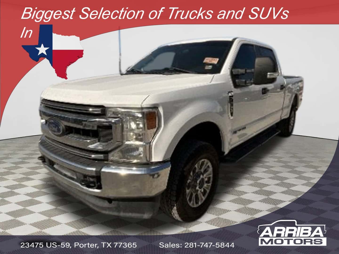 2022 Ford F-250 SRW XLT Front View in Porter TX