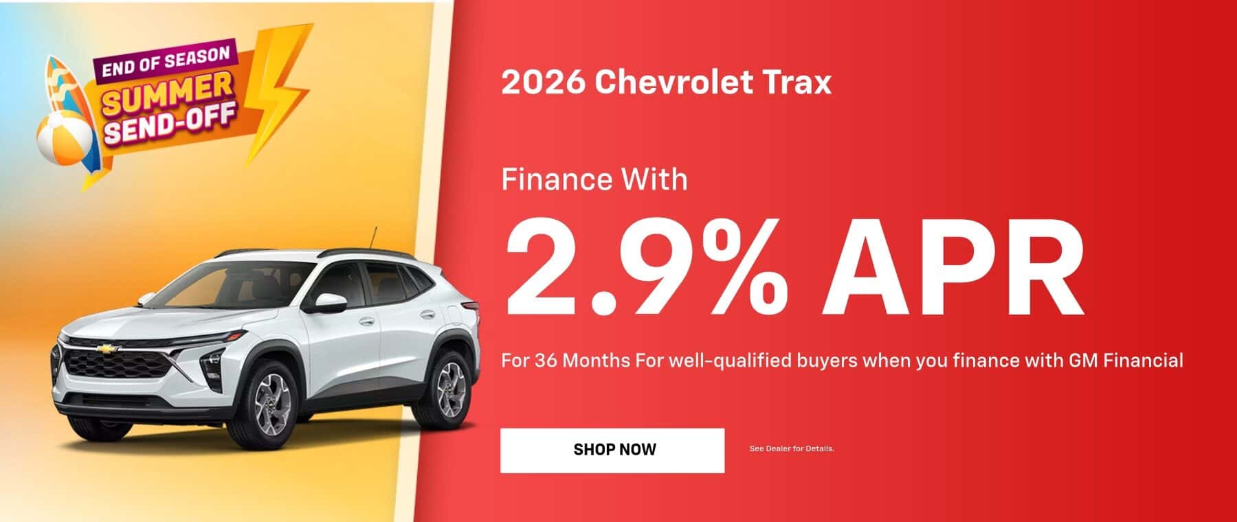 New Chevy Trax Specials