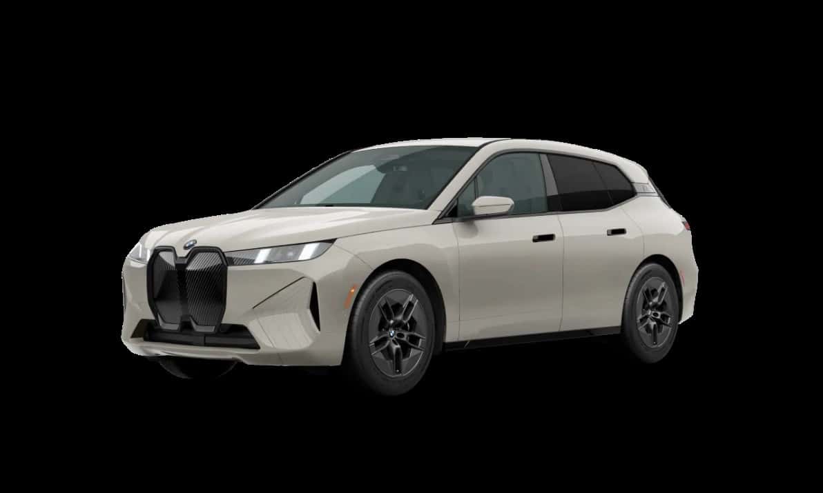 a cream colored 2026 bmw ix core model