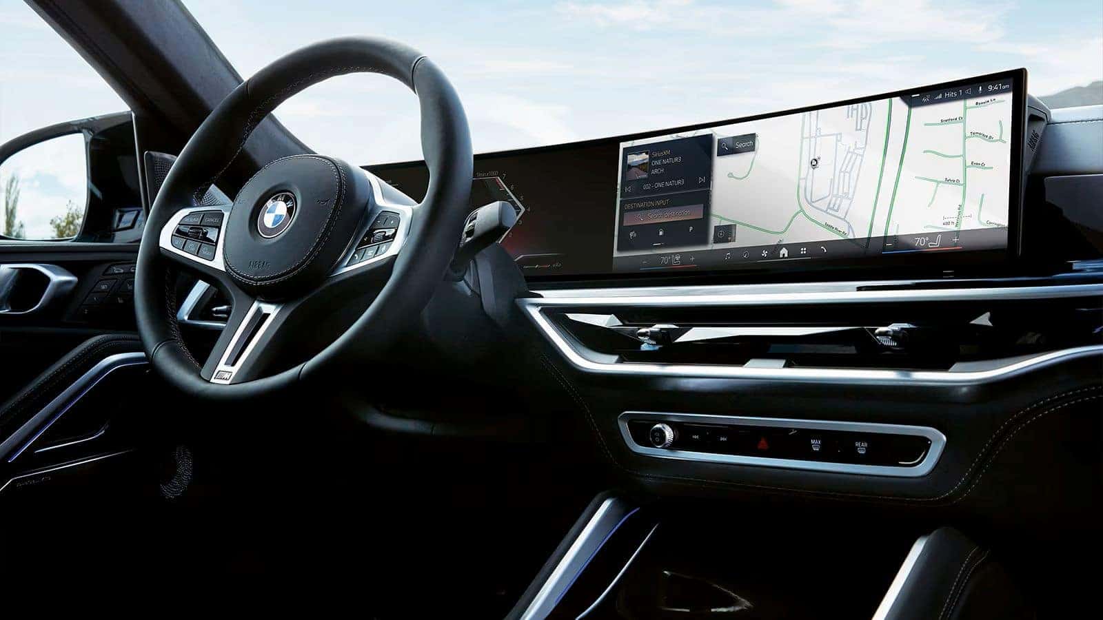 interior curved display of a 2026 bmw x6