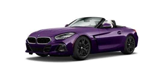 purple bmw z4