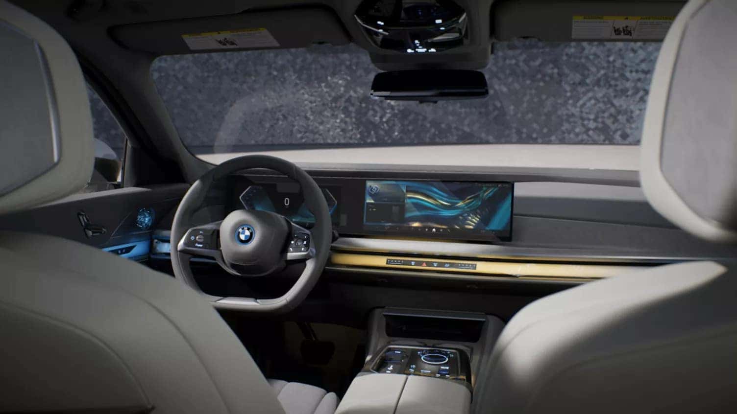 2026 BMW i7 grey interior