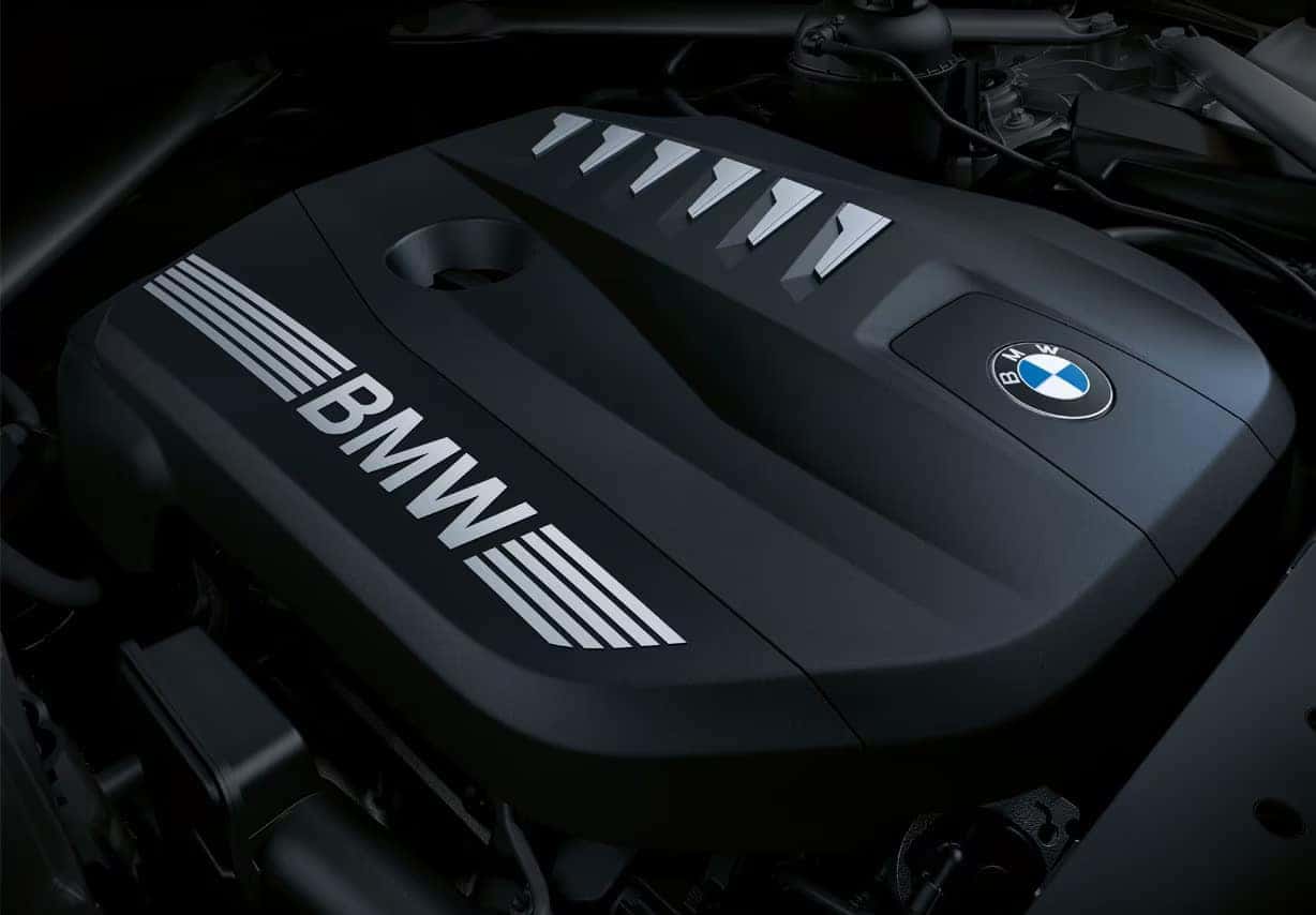 a view of the motor in the BMW X7