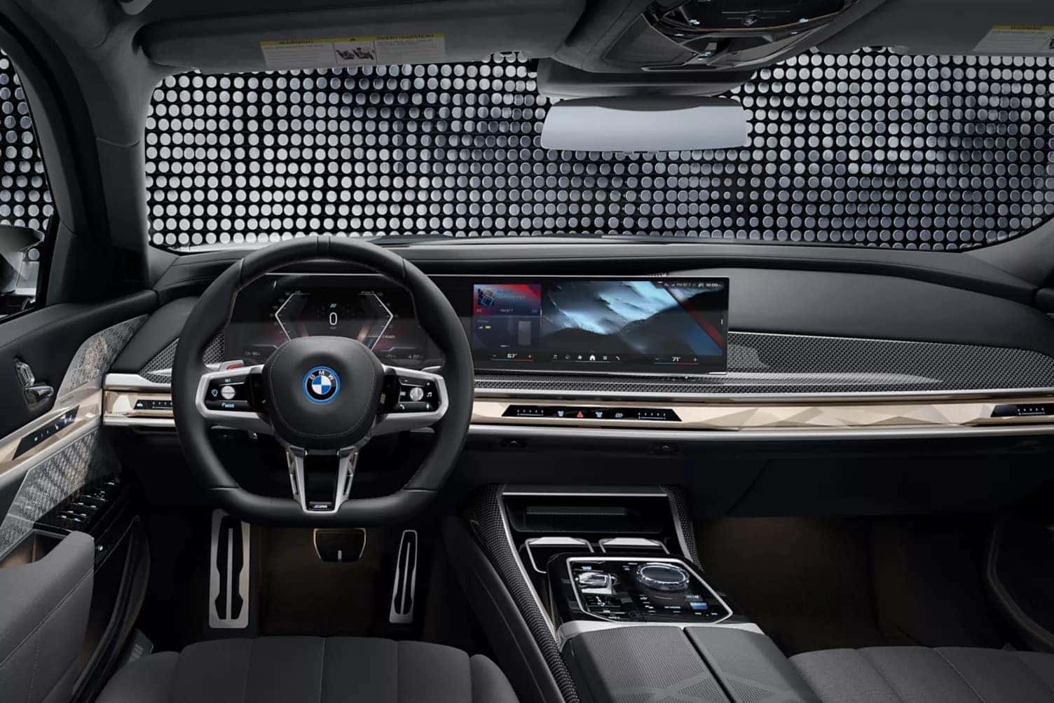 The infotainment system in the 2026 BMW 7 Series