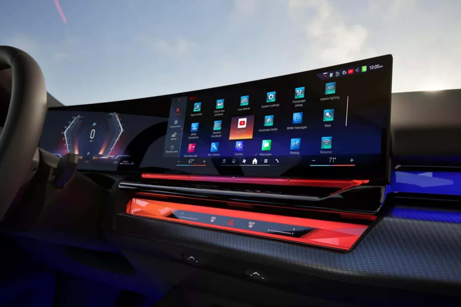 2026 BMW 5 Series BMW Curved Display and iDrive 8.5