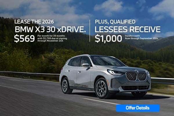2026 BMW X3 30 xDRIVE