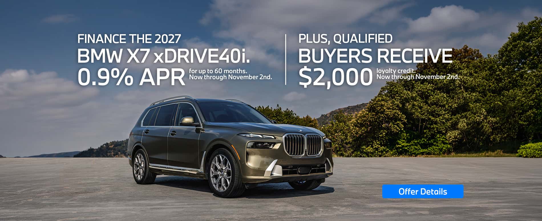 2026 BMW X7 xDrive40i
