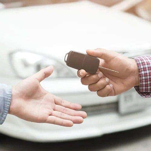 Handing key over