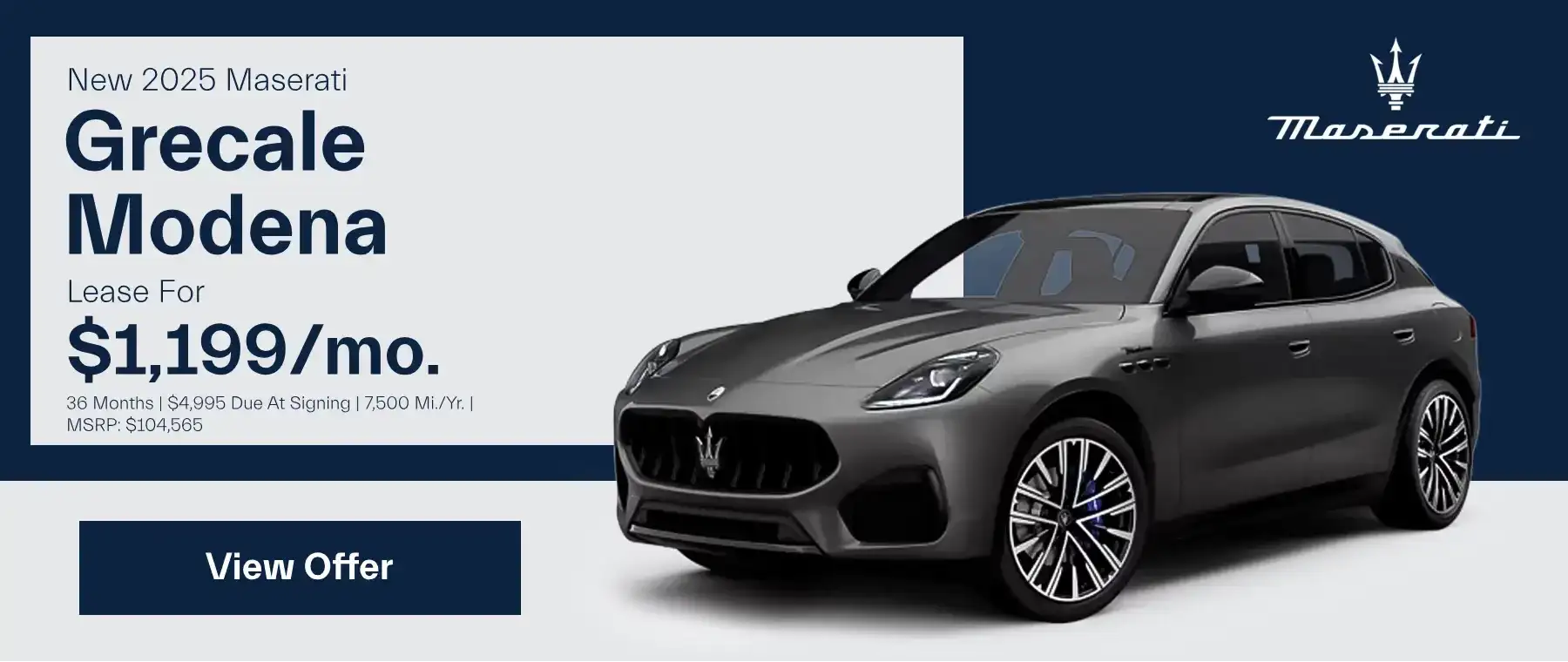 Grecale Modena Lease Offer