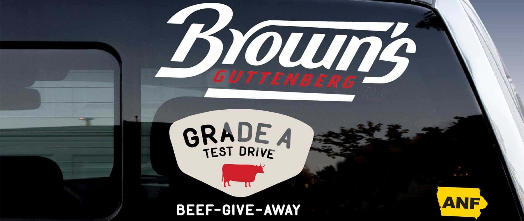 Take a Test Drive for Free Beef