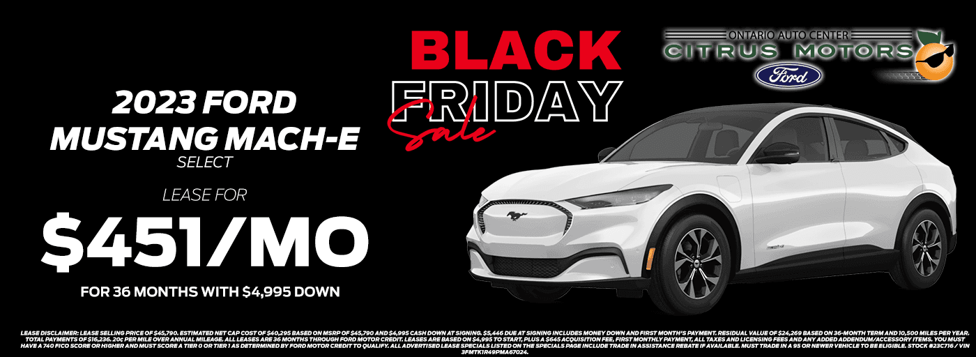 Black Friday Ford Mach-E Desktop Updated