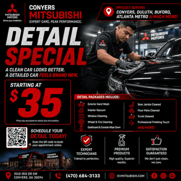 Conyers Mitsubishi Detail Special