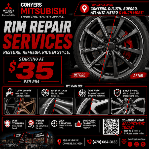 Conyers Mitsubishi Rim Repair Special