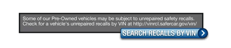 Search for Recalls by VIN