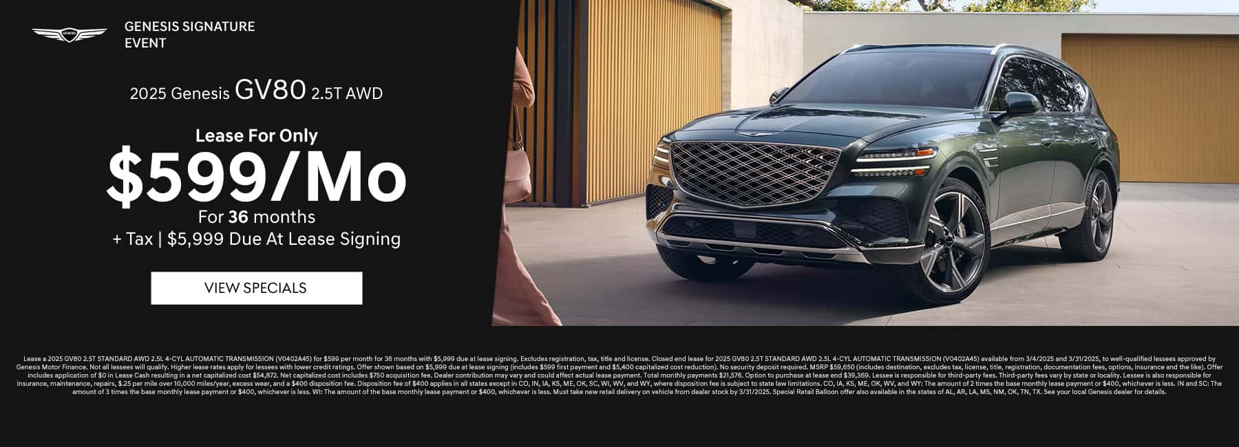 Genesis GV80 Special Offers