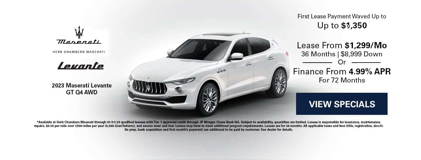 Herb Chambers Maserati of Millbury Buy a New Maserati