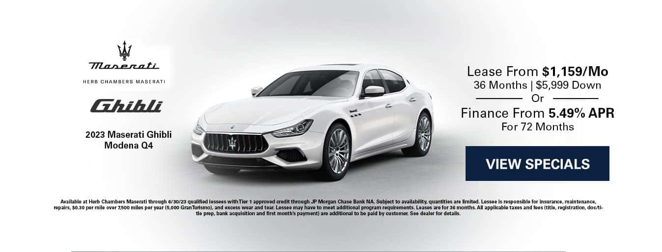 Herb Chambers Maserati of Millbury Buy a New Maserati