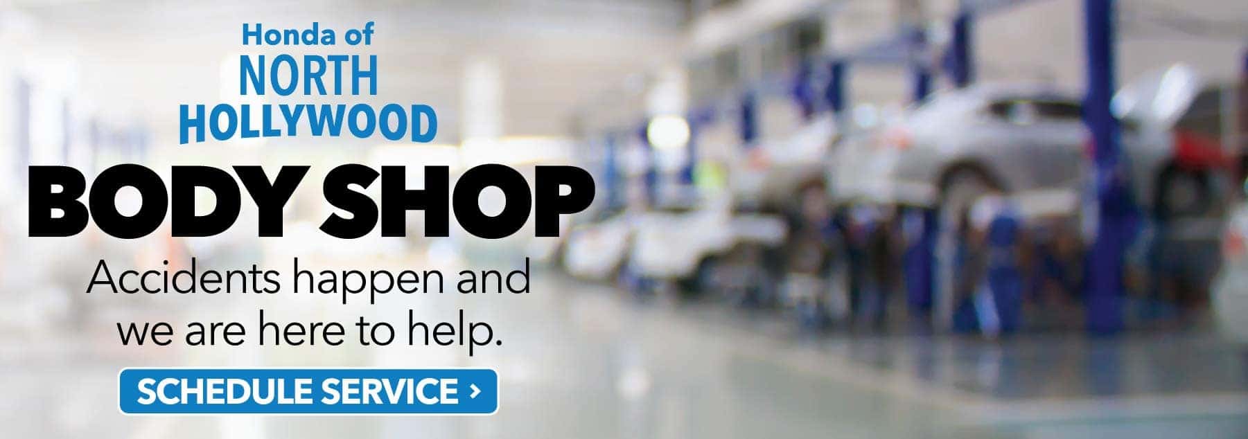 Honda of North Hollywood Body Shop - Accidents happen and we're here to help