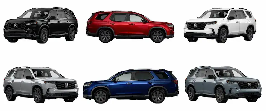 2026 Honda Pilot Color Options in Honda of Middleburg heights