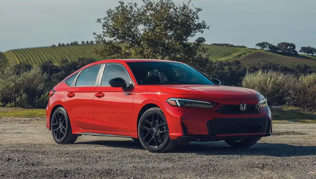 red honda civic