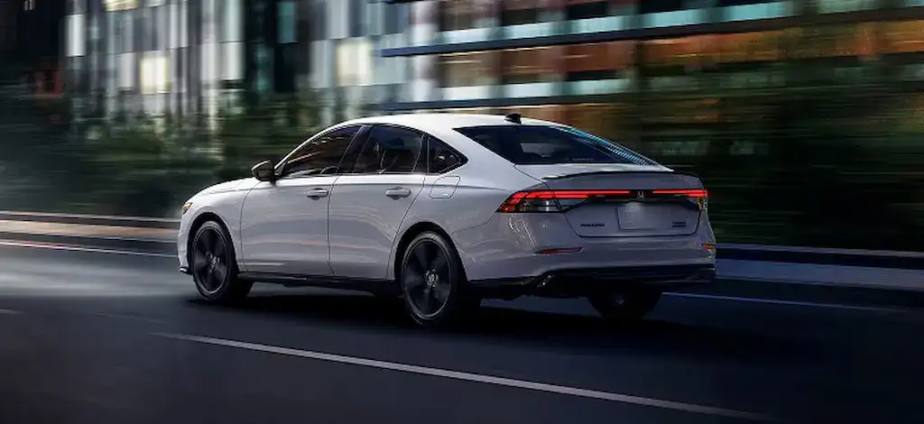 white honda accord