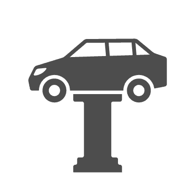 Vehicle On Lift Icon