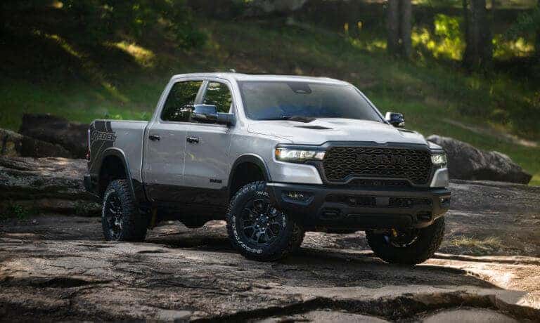 2026 Ram 1500 on a forest trail