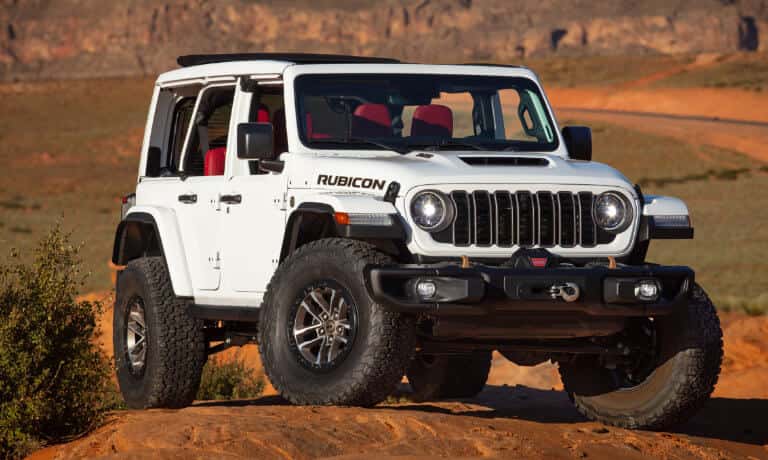 2026 Jeep Wrangler parked in desert