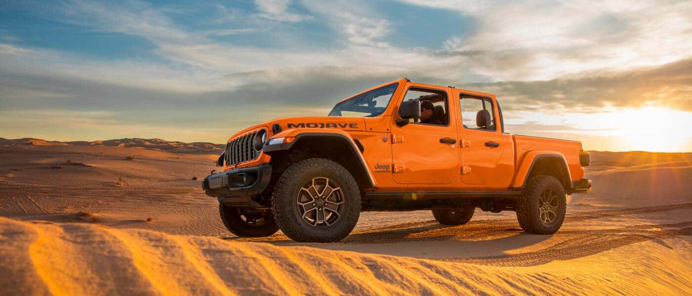 2026 Jeep Gladiator offroading in the desert