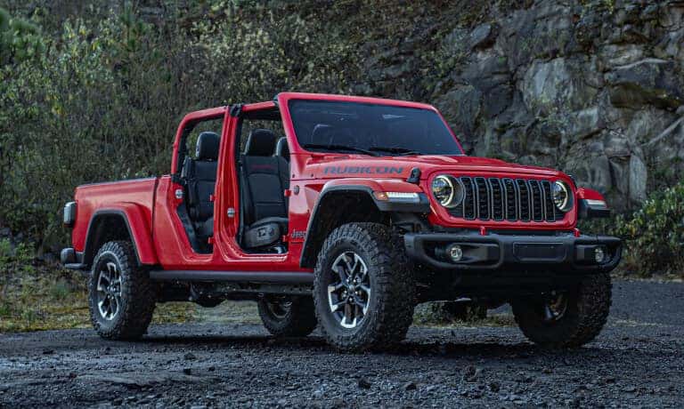2026 Jeep Gladiator without doors in canyon