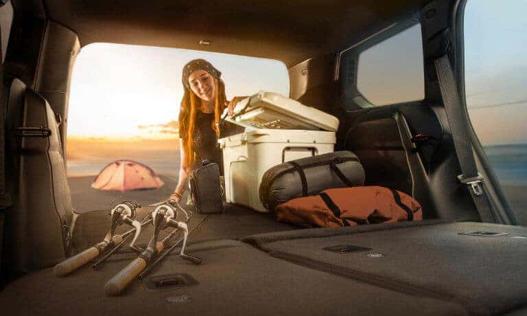 2026 Jeep Cherokee cargo space with seats down