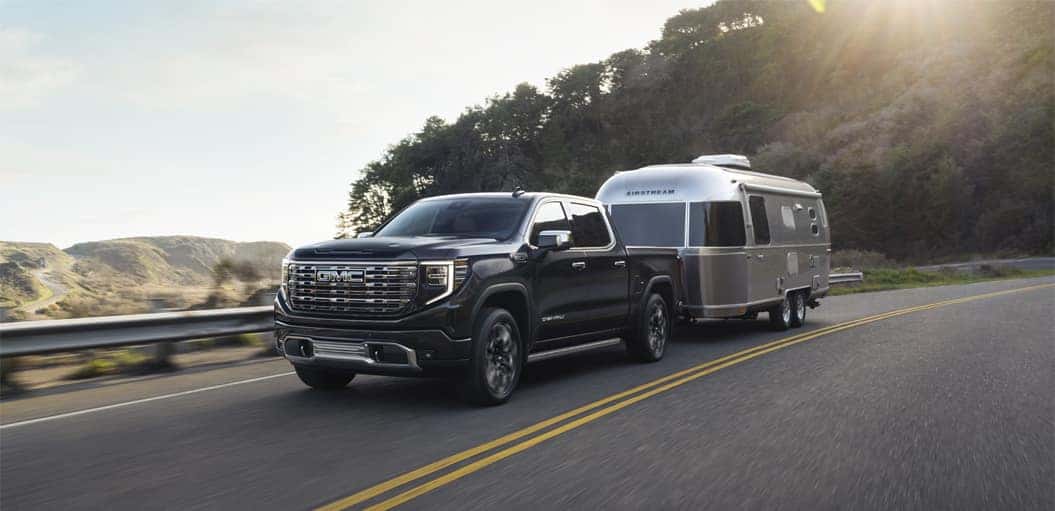 2026 GMC Sierra Denali 1500 Trailering Airstream Camper