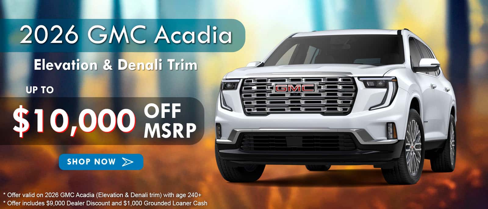 2026 GMC Acadia