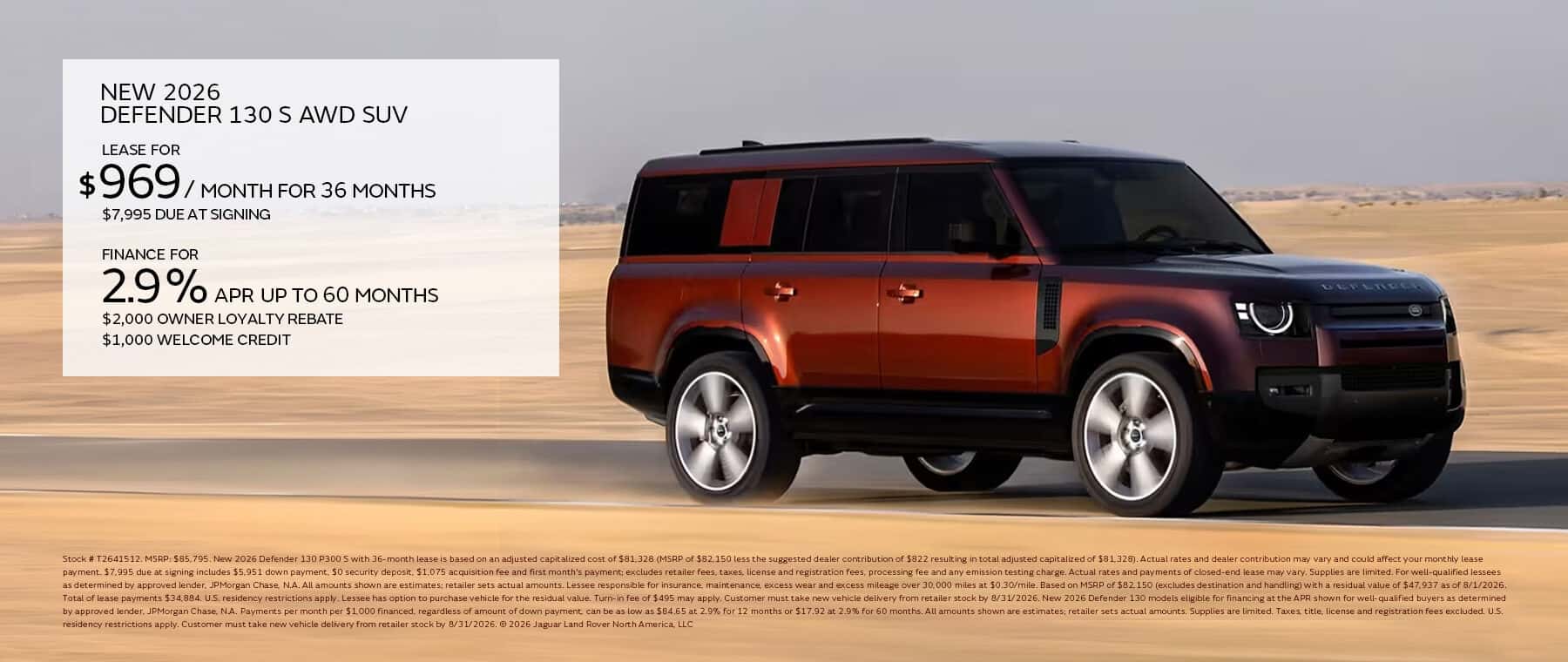 august 26 defender 130