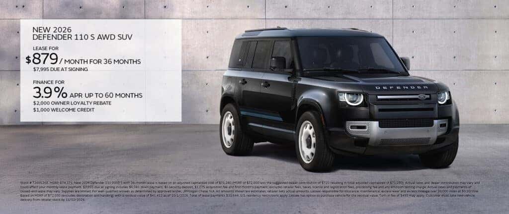 2026 Defender 110 S Lease & Finance Offers
