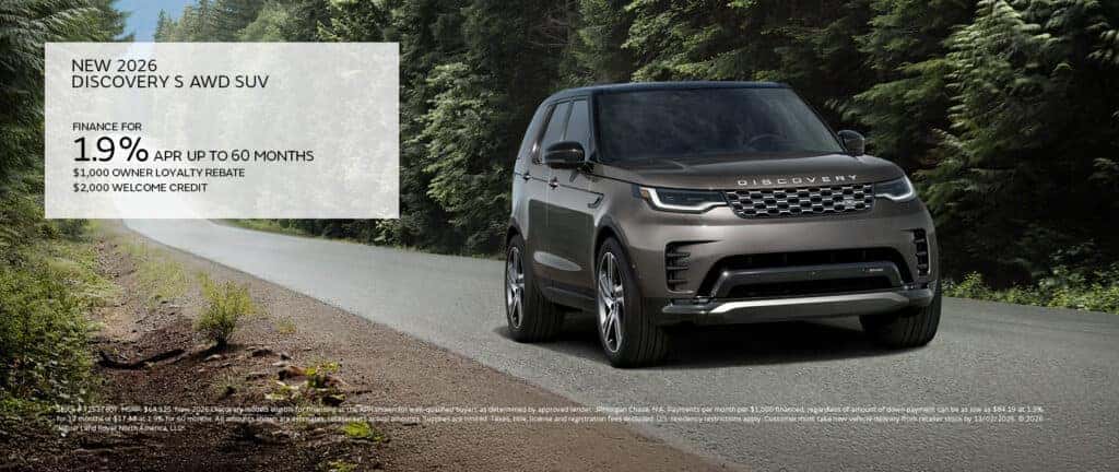 2026 Discovery S Finance Offer