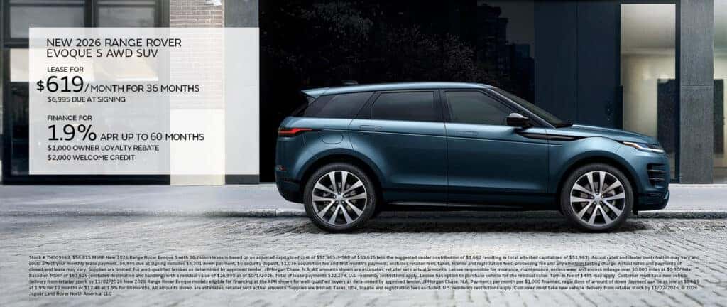 Range Rover Evoque S Lease & Finance Offer