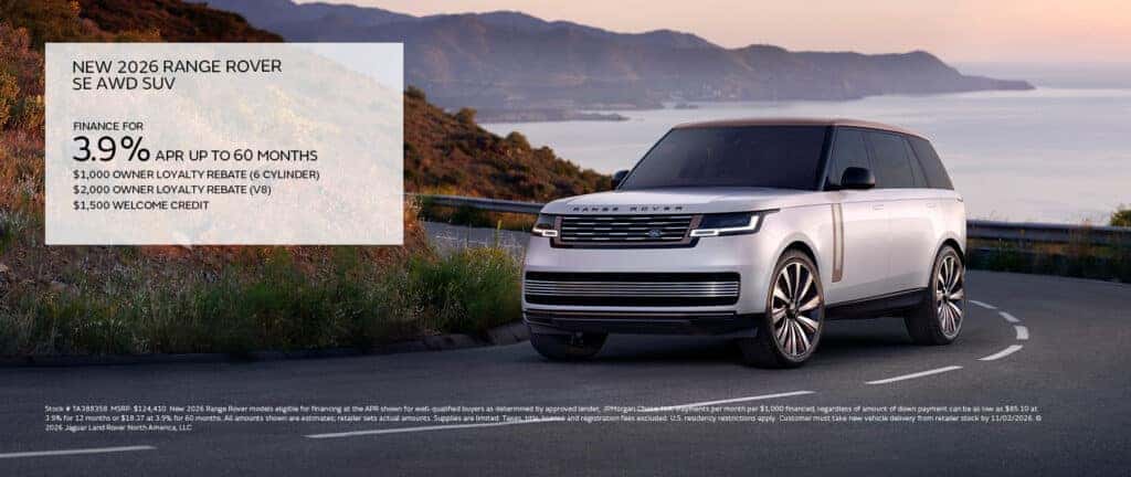 2026 Range Rover SE Finance Offer