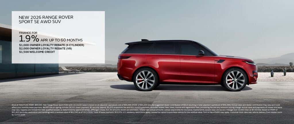 Range Rover Sport SE Finance Offer