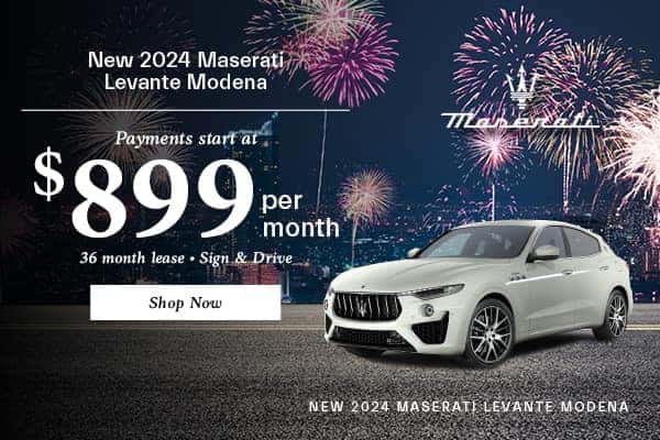 New 2024 Maserati Levante Modena