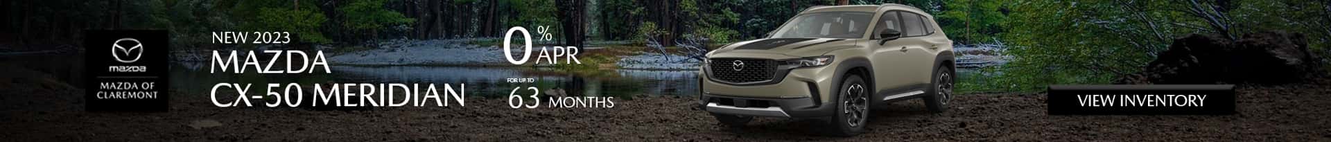 MoC-Mobile-Special offer on NEW 2023 MAZDA CX-50 MERIDIAN at Mazda of ClaremontVRP-1400×150-2023-03-CX-50-Meridian