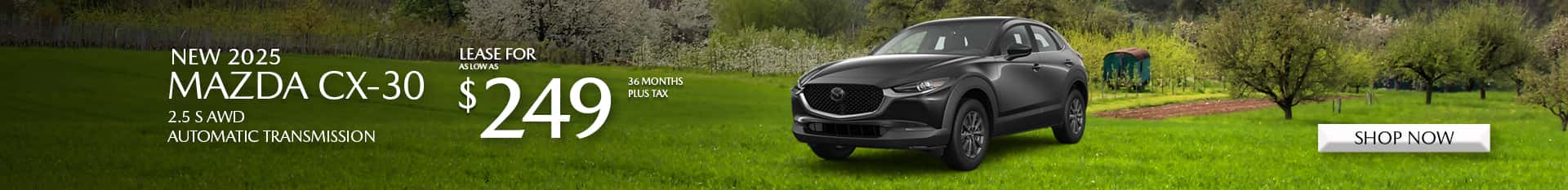 Special Lease Offer on Mazda CX-30 at Mazda of Claremont