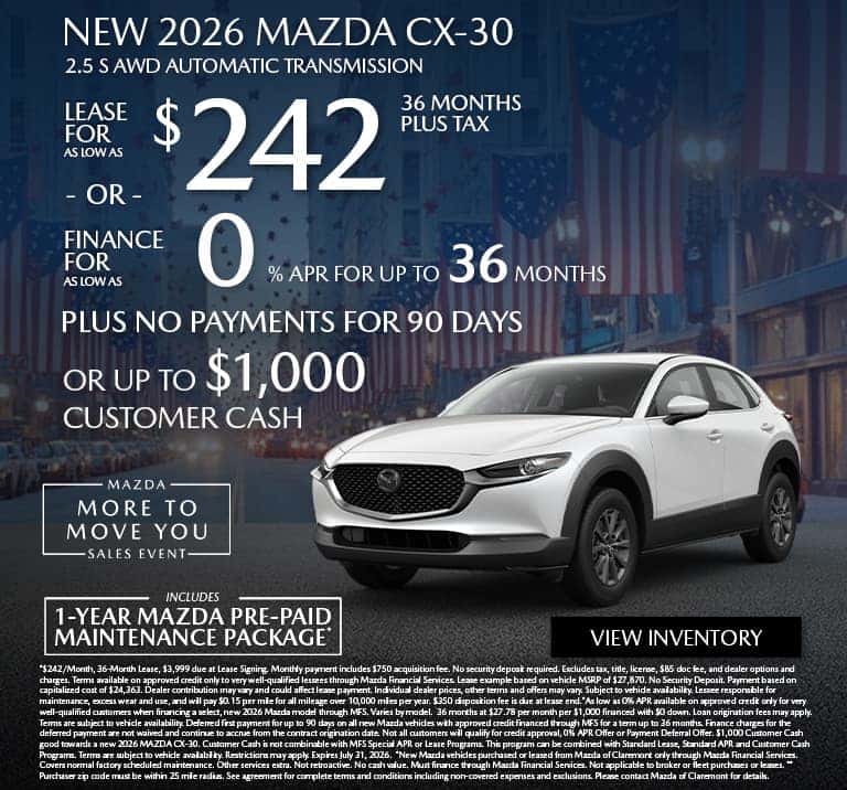 NEW 2026 MAZDA CX-30